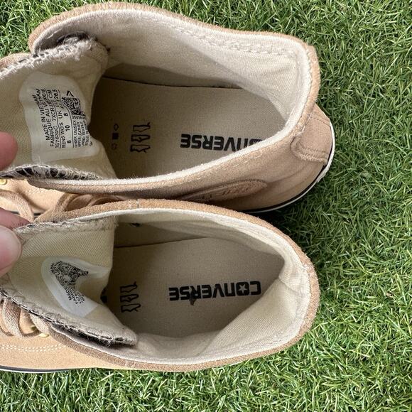 Converse All Star Hi Chuck Taylor Cheetah Pony Hair Suede Mens 8 Womens 10 - Picture 8 of 9